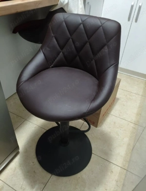 Scaun bar rotativ, reglabil pe inaltime