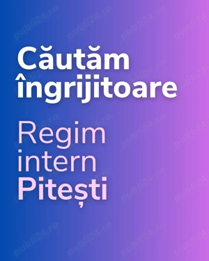 Căutăm însoțitoare pentru o doamnă în Pitești