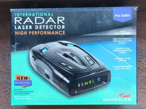 Detector de radar Whistler PRO-368Xi nou, garantie