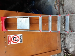 Scara pliabila aluminiu foarte usoara 5 trepete, rezista la 150 kg