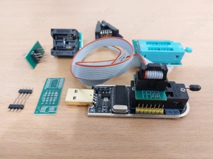 Programator CH341A EEPROM 24 25 kit cleste SOP8,SOIC8 - imagine 3