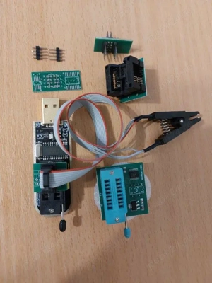 Programator CH341A EEPROM 24 25 kit cleste SOP8,SOIC8 - imagine 2
