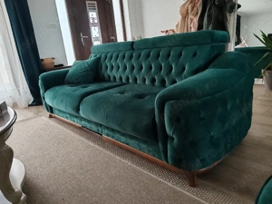 Canapea verde 3 locuri