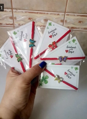 Mărțișoare brățară handmade  - imagine 5