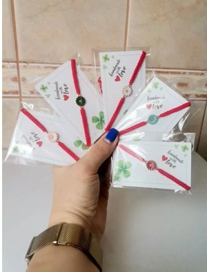 Mărțișoare brățară handmade  - imagine 2