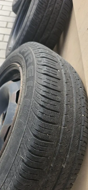 Anvelope Pirelli 185 65 15 vara cu jante tabla Peugeot - imagine 2