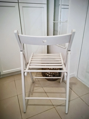 Scaun Ikea pliabil,  Alb in stare buna