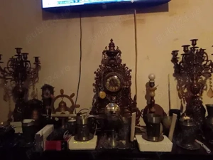 Ceasornic si sfetnice pentru semineu