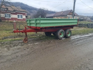 Remorca Tandem 8 t ,basculabila 3 parti - imagine 2