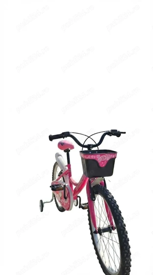 Bicicletă Fetițe 16 sau 20 inch - Hello Girl (Roz) - Preț Mic