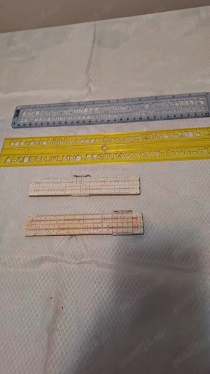 Trusa desen Scala 1969 și Rigle de calcul vechi - imagine 2