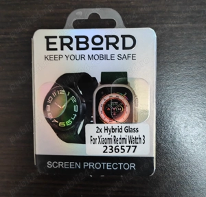 Vand convenabil set 2 folii protectie Erbord, pt Xiaomi Redmi Watch 3. Doar in Timisoara !