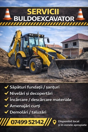 buldoexcavator si camion 7,5 de inchiriat  - imagine 3