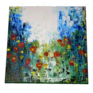 Tablou abstract Red Flowers