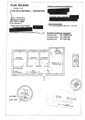 Apartament cu 3 camere 