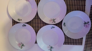 Set vintage porțelan pentru desert 