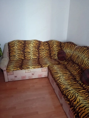 Vand coltar 180 160 extensibil, cu lada depozitare.. Foarte putin folosit.  - imagine 4