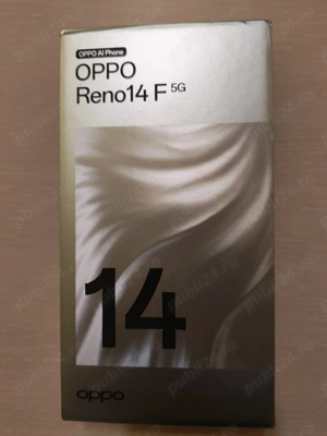 Telefon OPPO Reno 14F 5G, 256GB, 8GB RAM, sigilat, garantie doi ani