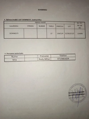Vând 4 loturi teren în Domnești Ilfov, strada Garoafei (Intrarea Petuniei) - imagine 3