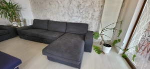 Canapea colțar Kivik 3 locuri + sezlong Ikea - imagine 2