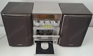 Panasonic SA PM 15   Bi-Amp   Sunet Superb   CD   Aux   Radio   Boxe - imagine 2