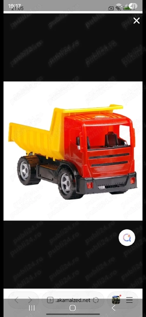 masina basculanta plastic mare