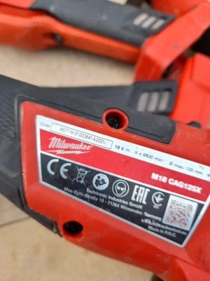 Polizor unghiular flex milwaukee m18 - imagine 2