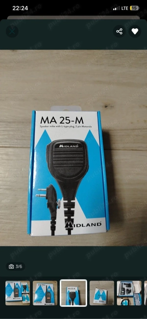 Stații radio Midland G18 G18 PRO cu cablu de programare si mic de mana - imagine 6