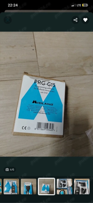 Stații radio Midland G18 G18 PRO cu cablu de programare si mic de mana - imagine 5