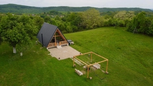 Casă A-Frame, de locuit sau afacere la cheie, teren 7000 mp, 3 stele autorizată  - imagine 7