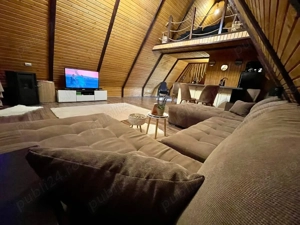 Casă A-Frame, de locuit sau afacere la cheie, teren 7000 mp, 3 stele autorizată  - imagine 10