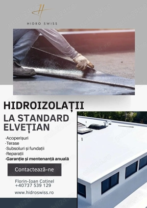 Hidroizolații timisoara si apropiere