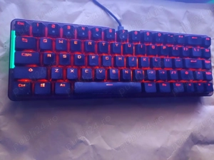 Tastatura Asus ROG Falchion Cherry MX Red, Mini, Mecanica, iluminata (Wireless + Wired)