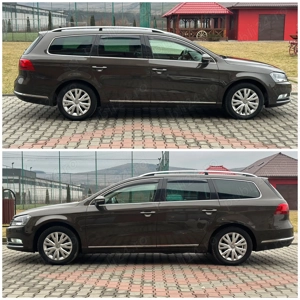  Vw Passat b7 Highline 2013 DSG Navi Alcantara cameră Asistente interior individual top - imagine 5