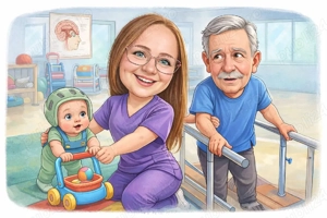 Kinetoterapie- pediatrie și afectiuni neurologice la domiciliu