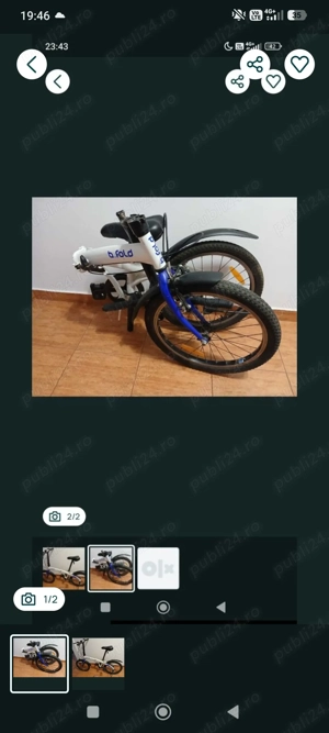 bicicleta pliabila 