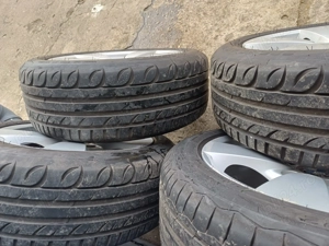 Jante BMW R17 5x120 cu anvelope vară  - imagine 4