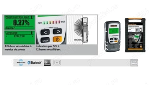 Laserliner MoistureMaster Compact Plus - tester detector umiditate higrometru - imagine 2