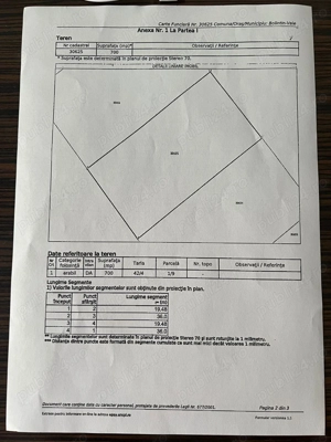 Vand teren intravilan 700mp la pretul de 15000 e pentru mai multe detalii sunati la nr   - imagine 4