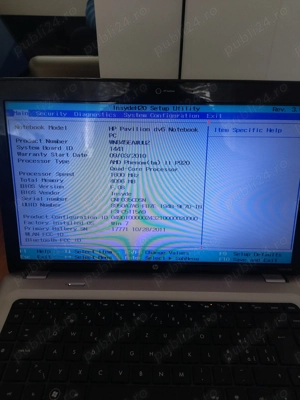 Leptop HP pavilion dv6 notebook - imagine 4