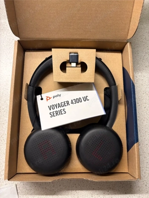 Vand casti poly voyager 4320 uc usb-c NOU - imagine 2
