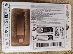 Stick KODAK K273 256 GB, Dual Flash Drive USB-A 3.2 Gen 1 & Type C, 150 MBs, METALIC - NOU, SIGILAT - imagine 2