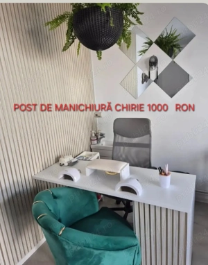 Inchiriez post de manichiură în cadrul unui salon de infrumusetare 