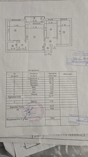 Apartament 3 camere Semidecomandat 