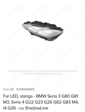 Far bmw led st.M3.M4 seria G. - imagine 3