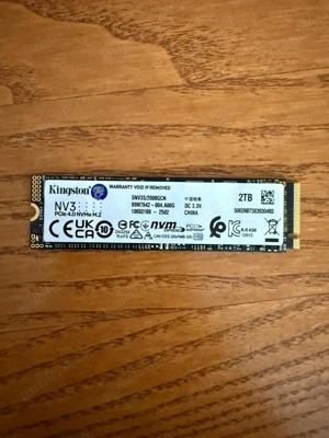 SSD Kingston NV3 2TB PCIe 4.0 NVMe M.2