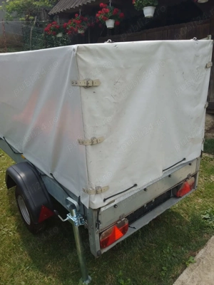 Vand remorca cu un ax si prelata - imagine 4