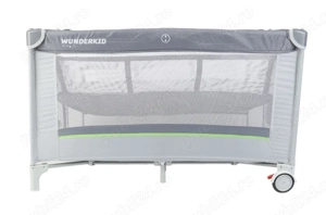 Patut pliant Wunderkid, 2 nivele+ Saltea cocos