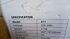 Aspirator vertical cu fir.