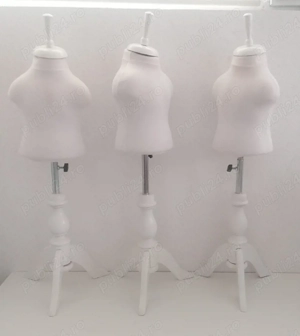 Bust copil alb, picior lemn trepied alb 0-2 Ani